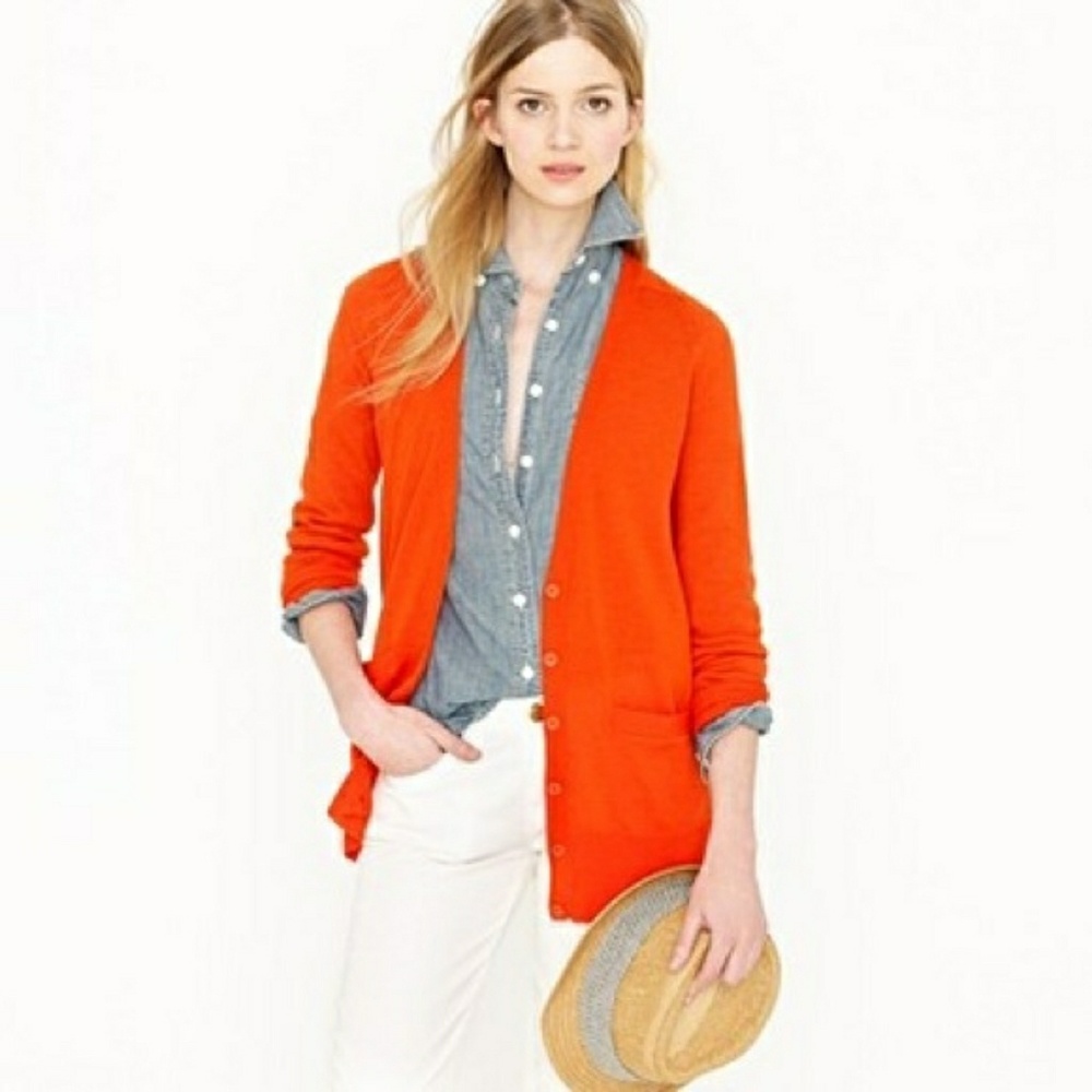 J. Crew Classic Merino Wool Cardigan